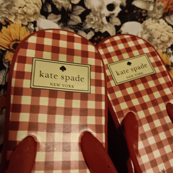 Red Kate Spade Sandals - Picture 2 of 5